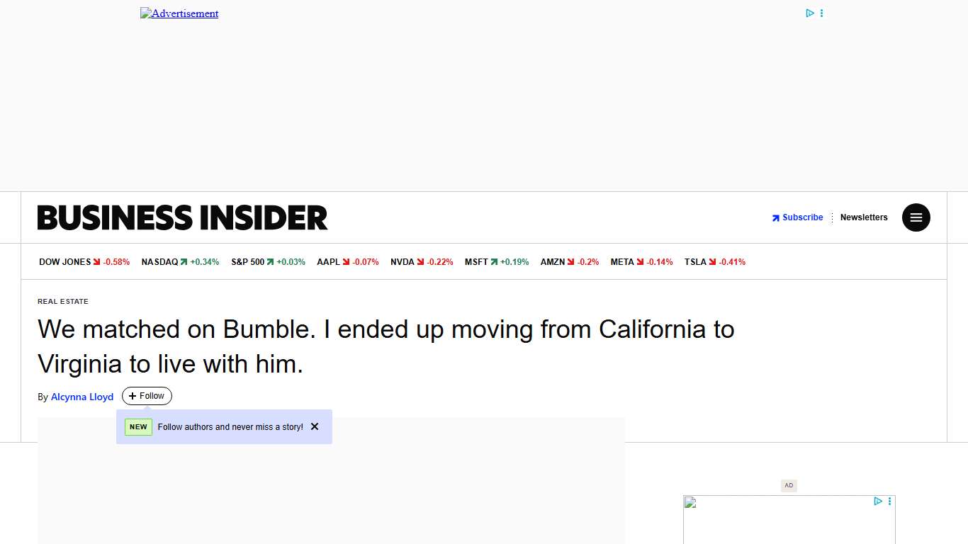 I Left California to Follow My Boyfriend After His Job Moved Him - Business Insider